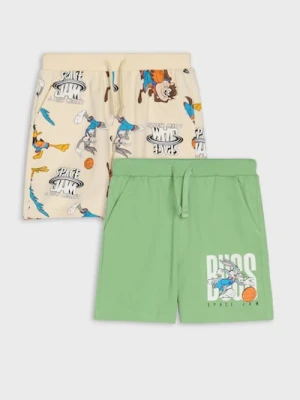 Sinsay - Szorty 2 pack Space Jam - wielobarwny