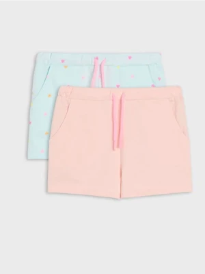 Sinsay - Szorty 2 pack - wielobarwny