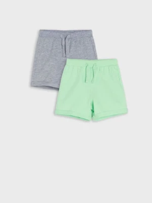 Sinsay - Szorty 2 pack - zielony