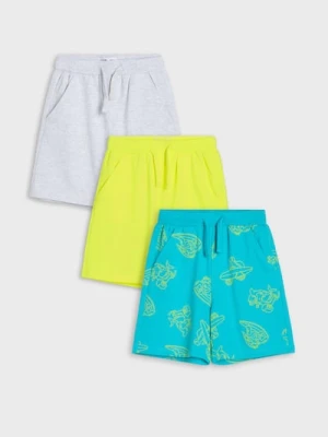 Sinsay - Szorty 3 pack - niebieski