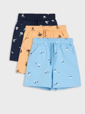 Sinsay - Szorty 3 pack - niebieski