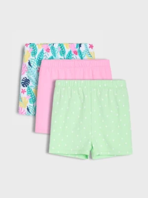 Sinsay - Szorty 3 pack - wielobarwny