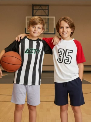 Sinsay - Szorty 5 pack - granatowy