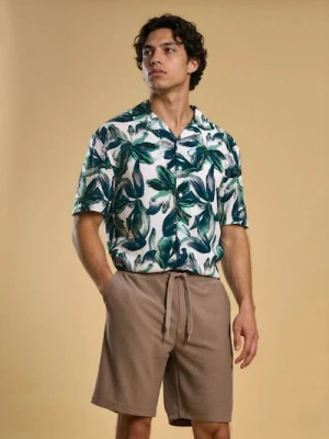 Sinsay - Szorty basic - beżowy