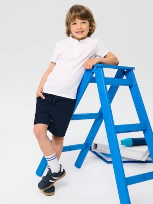 Sinsay - Szorty basic - granatowy