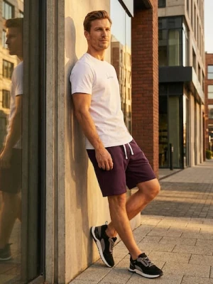 Sinsay - Szorty - bordowy