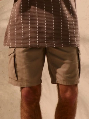 Sinsay - Szorty cargo - brązowy