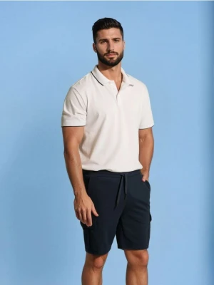 Sinsay - Szorty cargo - granatowy