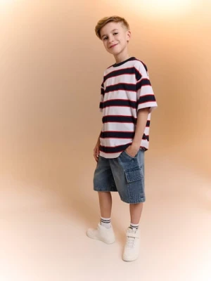 Sinsay - Szorty cargo - niebieski