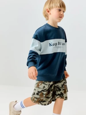 Sinsay - Szorty cargo ze wzorem moro - wielobarwny