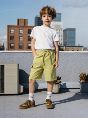 Sinsay - Szorty cargo - zielony