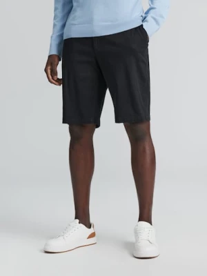 Sinsay - Szorty chino - czarny