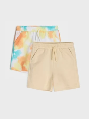 Sinsay - Szorty dresowe 2 pack - wielobarwny