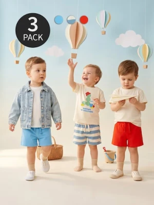 Sinsay - Szorty dresowe 3 pack - szary