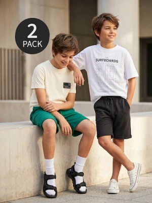 Sinsay - Szorty dresowe bermudy 2 pack - wielobarwny