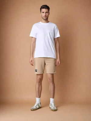 Sinsay - Szorty dresowe - beżowy