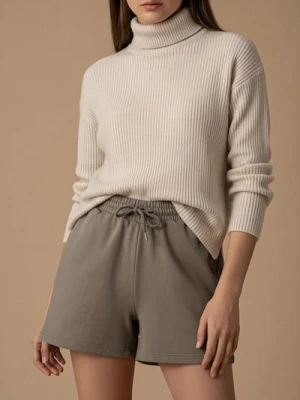 Sinsay - Szorty dresowe - brązowy