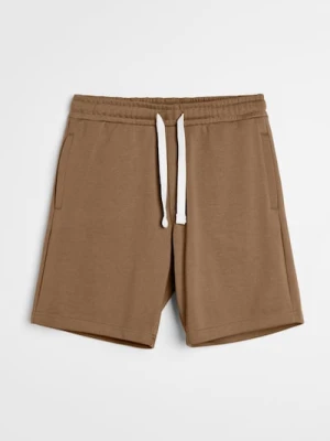 Sinsay - Szorty dresowe - brązowy