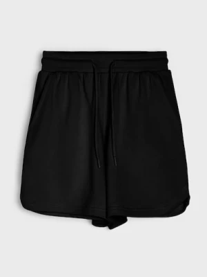 Sinsay - Szorty dresowe - czarny
