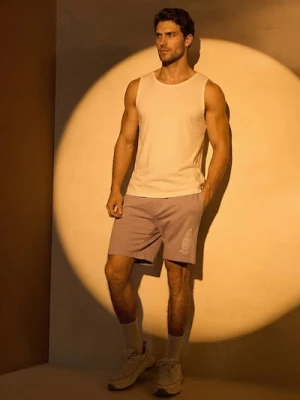 Sinsay - Szorty dresowe - fioletowy