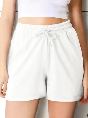 Sinsay - Szorty dresowe - kremowy