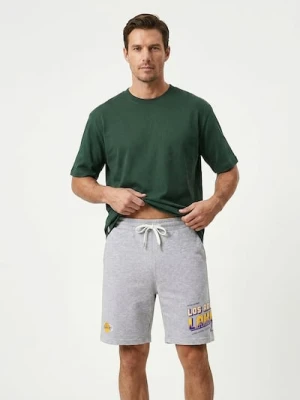 Sinsay - Szorty dresowe Los Angeles Lakers NBA - szary