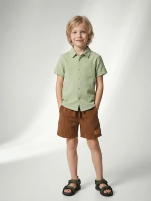 Sinsay - Szorty dresowe w paski - wielobarwny