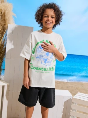 Sinsay - Szorty jeansowe - czarny