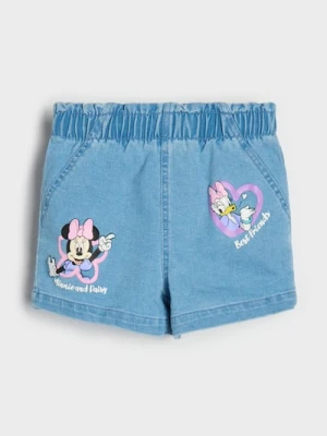 Sinsay - Szorty jeansowe Disney - niebieski