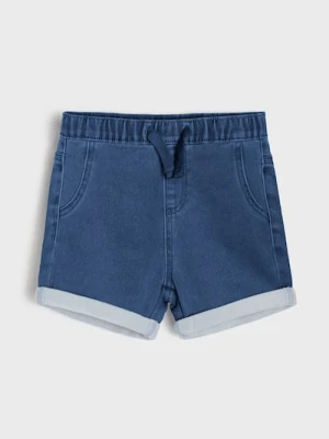 Sinsay - Szorty jeansowe - granatowy