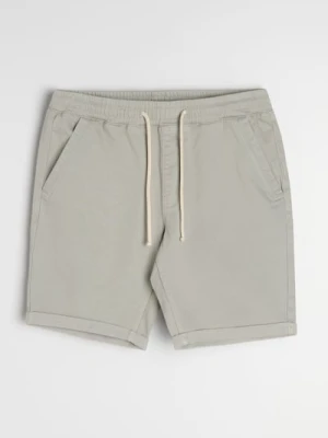 Sinsay - Szorty jeansowe jogger - kremowy