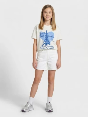 Sinsay - Szorty jeansowe - kremowy