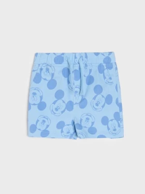 Sinsay - Szorty jeansowe Mickey Mouse - niebieski