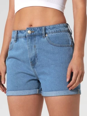 Zdjęcie produktu Sinsay - Szorty jeansowe mom high waist - niebieski