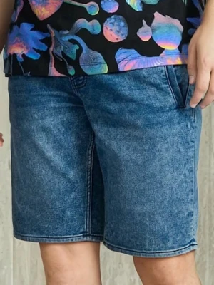 Sinsay - Szorty jeansowe - niebieski