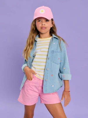 Sinsay - Szorty jeansowe - różowy