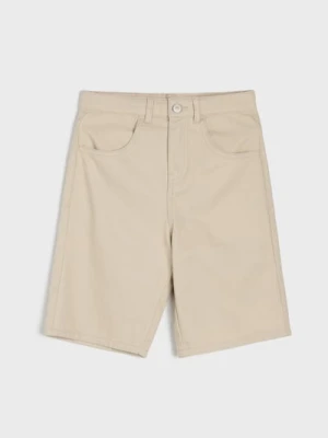 Sinsay - Szorty jeansowe straight leg - szary