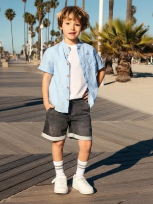 Sinsay - Szorty jeansowe - szary