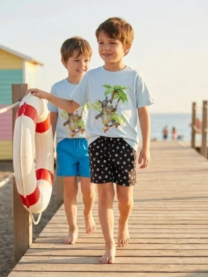 Sinsay - Szorty kąpielowe 2 pack - czarny