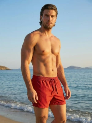 Sinsay - Szorty kąpielowe - czerwony