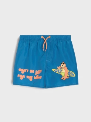 Sinsay - Szorty kąpielowe - granatowy