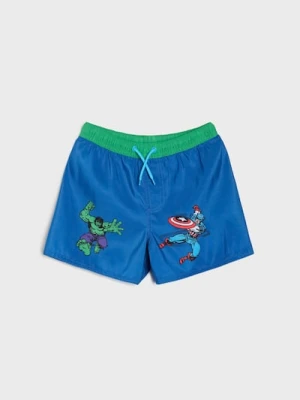 Sinsay - Szorty kąpielowe Marvel - wielobarwny