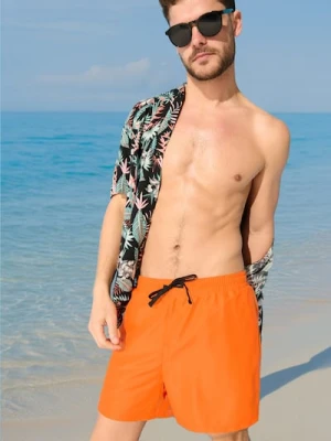 Sinsay - Szorty kąpielowe - pomarańczowy