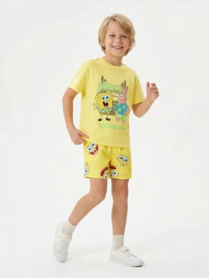 Sinsay - Szorty kąpielowe SpongeBob - żółty