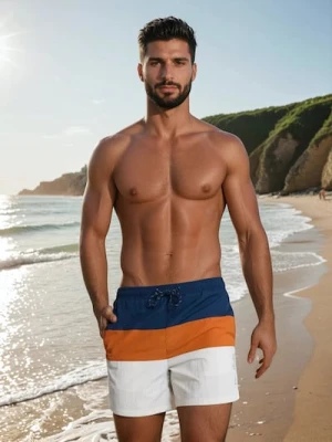 Sinsay - Szorty kąpielowe - wielobarwny