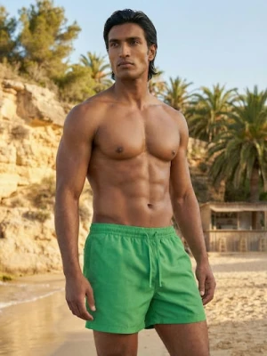 Sinsay - Szorty kąpielowe - zielony