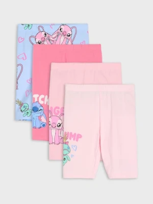 Sinsay - Szorty kolarki 4 pack Lilo & Stitch - wielobarwny