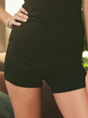 Sinsay - Szorty kolarki - czarny