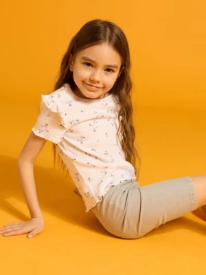 Sinsay - Szorty kolarki z efektem sprania - szary