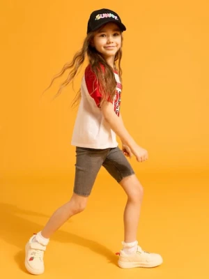 Sinsay - Szorty kolarki z efektem sprania - szary